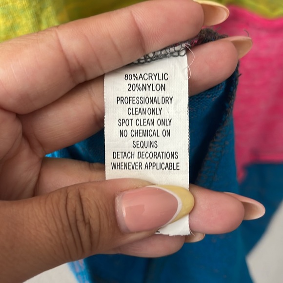 Hannah Banana Multi-Colored Long Cardigan - Picture 6 of 6